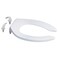EZ-FLO 65913 Commercial Grade Elongated Plastic Toilet Seat, White