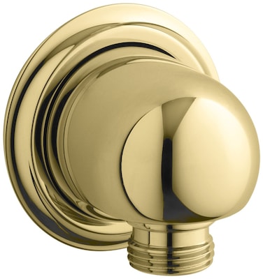 Kohler K-355-PB Forte Supply Elbow, Vibrant Polished Brass