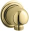 Kohler K-355-PB Forte Supply Elbow, Vibrant Polished Brass