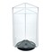 Azar Displays 193730 5.5" W x 8.5" H 3-Sided Sign Holder with Revolving Base