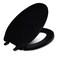Centoco Black Toilet Seat Elongated, Toilet Seat Cover, Closed Front with Cover, Commercial, Heavy Duty Hinge and Stainless Steel Hardware, Plastic, Made in the USA, &acirc;&euro;ŽDS800STS-407