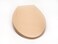 Bath D&Atilde;&copy;cor 2Q1E6-30 Deluxe Slow Close Plastic Toilet Seat with Vari Adjust Lok-Down R'N'C Hinge and Quik-Lok Mounting Hardware, Elongated, Fawn Beige