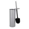 Toilet Brush and Holder Stainless Steel with Durable Bristles, Toilet Brush Holder Bathroom Toilet Brush for Bathroom Cleaning Toilet Brushes (Matte Gray)
