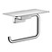 hansgrohe 41772000 AddStoris Shelf Toilet Paper Holder, 1 roll, Chrome