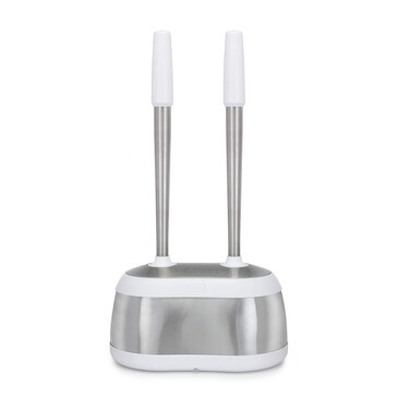 Polder Dual Bath Caddy - White