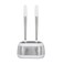 Polder Dual Bath Caddy - White
