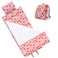 Urban Infant Bulkie Toddler Nap Mat - Sleep Mat for Kids Daycare and Preschool - Folds Up to Carry on Back - Poppies