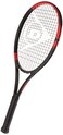 Dunlop Sports Team 285 Pre-Strung Tennis Racket, 3/8 Grip, Black/red