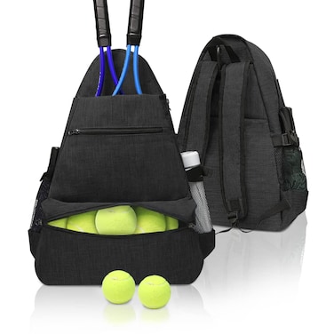 Layway Tennis Backpack for Men Women,Tennis Rackets Bag to Carry Racquets of Racquetball, Squash,Badminton,Pickleball and Other Travel Sport Accessories (Black)