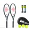 WOED BATENS Adult 2 Player Tennis Racket Perfect for Beginner and Professional Players, 27&acirc;&euro; Speed Tennis Racquet Include Overgrips, Tennis Bag, Vibration Dampes, Covers