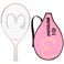 insum 19'' Kids Tennis Racket for Junior Aged 2-4 Y with Strap Bag Tennis Racquet (19inch-Pink)