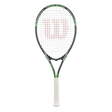 Wilson Tour Slam Adult Recreational Tennis Racket - Grip Size 3 - 4 3/8", Grey/Green