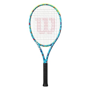 Wilson Ultra 100 V4 Britto Hearts Unstrung Performance Tennis Racket - Grip Size 1-4 1/8