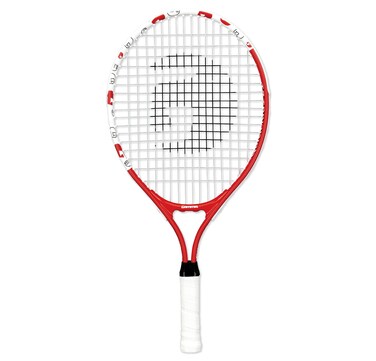 GAMMA Sports Junior Tennis Racquet: Quick Kids 21 Inch Tennis Racket - Prestrung Youth Tennis Racquets for Boys and Girls - 93 Inch Head Size - Red