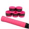 Racquet Overgrip Tacky Tennis Racket Grip Tape Anti-Slip and Sweat Absorbent for Tennis Racket, Badminton, Squash 5Pack Bright Pink