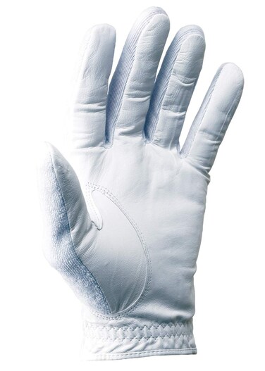 Tourna Tennis Glove-Mens Full, Finger-Medium-Left, White (TGF-M-M-L)