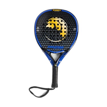 EVOFY Padel Racket Carbon Fiber Surface with EVA Memory Flex Foam Core Padel Tennis Racquets Paddle Tennis Racket (Fiberglass) Pala Padel