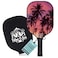 Palms-O-Aces Carbon Fiber Pickleball Paddles &acirc;&euro;&ldquo; Lightweight &amp; Durable Pickleball Rackets for Adults - Enhanced Spin Texture - Toray 700 Graphite Pickleball Paddle - Cover Included