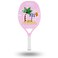 INSUM Beach Tennis Racket Paddle EVA Soft Carbon Fiber Sand Grip Tech for Ultra Spin (Pink)
