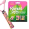 Racket Pets Kids Tennis Racket Dampener &amp; Matching Overgrip Tape, Performance Shock Absorbing Dampener for Tennis Racket &amp; Fun Animal Print Tennis Wrap Grip Tape (Flamingo)