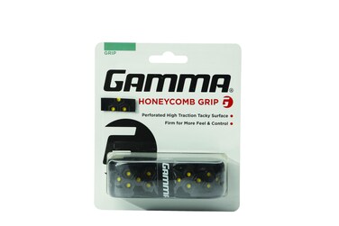 GAMMA Honeycomb Cushion Grip for Tennis, Moisture-Wicking Tennis Replacement Grip, Tacky, Extra Durable