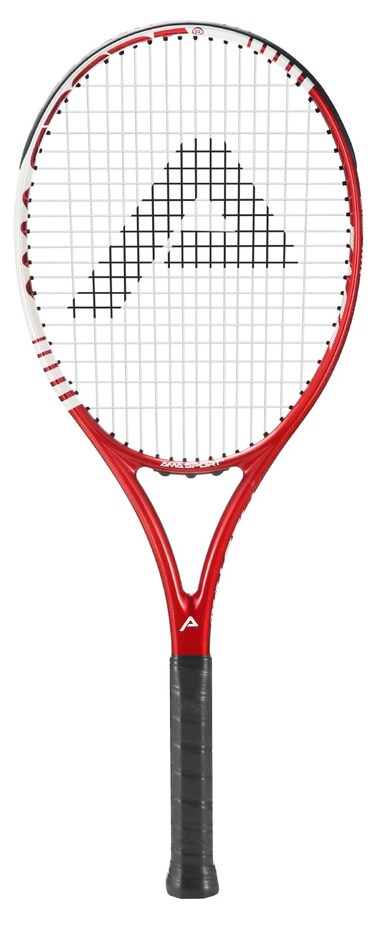 AMA SPORT Fast Speed Tennis Rackets -27 inch - Graphite Tennis Racquet - Intermediate - Pre Strung-Red