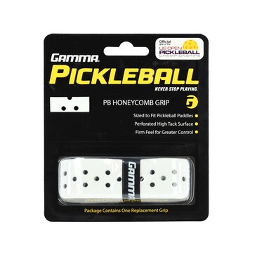 GAMMA Honeycomb Cushion Grip for Pickleball Paddles, Moisture-Wicking Pickleball Replacement Grip, Premium Pickleball Equipment for Practice and Games