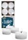 Ner Mitzvah Tea Light Candles - 16 Pack - White Unscented Tealight Candles - Long Burning - 10 Hours