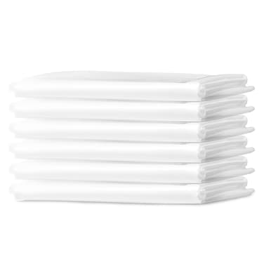 Drop Cloth Sheet,6 Pack Plastic Drop Cloths Plastic Painting Tarps Paint Drop Cloth Anti-dust Cloths for Painting Supplies Couch Cover and Furniture Cover (9.8 x 13.1 Feet)