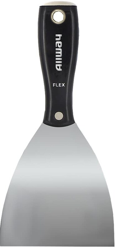 ALLWAY NX4F Ergonomic Grip Flex Smooth Curved Taping Knife, 4