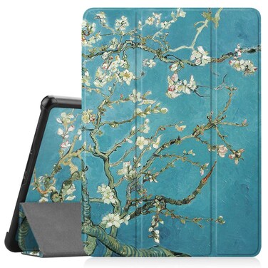 Fintie Slim Case for Samsung Galaxy Tab S4 10.5 2018 with S Pen Holder, Ultra Thin Tri-Fold Stand Cover with Auto Sleep/Wake for Samsung Tab S4 10.5 Inch Tablet SM-T830/T835/T837, Blossom
