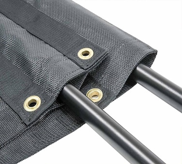 Mytee Products 7'6" x 14' Dump Truck Vinyl Coated Mesh Tarps Cover with 5 Inch 18oz Double Pocket