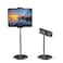 Inifispce Surface Pro Stand and Holder, Height Adjustable Tablet Stand Holder, Multi-Angle Adjustable, Aluminum Alloy Cradle Mount Dock for 4.7''-13'' Screen iPad Pro, Mini, Air, Surface Pro (Black)
