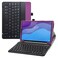 Bige for Lenovo Tab M10 HD (2nd Gen) Keyboard Case,PU Leather Cover with Romovable Wireless Keyboard for 10.1 inch Lenovo Tab M10 HD (2nd Gen) TB-X306X Tablet,Purple, 10001959-3