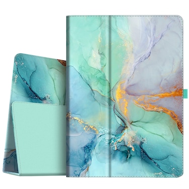 Fintie Folio Case for iPad Pro 12.9 (2nd Gen) 2017 / iPad Pro 12.9 (1st Gen) 2015 - [Corner Protection] Premium PU Leather Smart Stand Protective Cover with Auto Sleep/Wake (Emerald Marble)