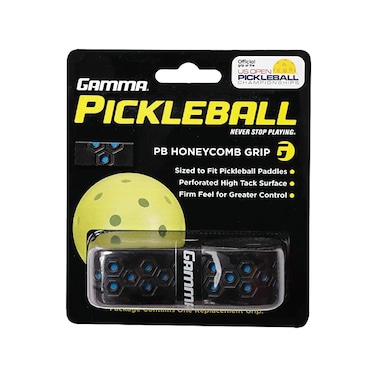 Gamma Honeycomb Cushion Grip for Pickleball Paddles, Moisture-Wicking Pickleball Replacement Grip, Premium Pickleball Equipment for Practice and Games