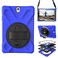 Shockproof Case for Samsung Galaxy Tab S3 9.7 2017 (SM-T820 SM-T825 SM-T827),Portable Heavy Duty Tablet Cover with 360 Rotating Stand Handle Strap &amp; Shoulder Belt Carrying Case (New Blue)