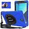 BRAECNstock for Samsung Galaxy Tab S3 Case 9.7 inch 2017 (SM-T820/T825/T827) Shockproof Protective Cover with 360&Acirc;&deg; Rotating Hand Strap &amp; Kickstand Shoulder Strap Samsung Case SM-T820 for Kids - Blue