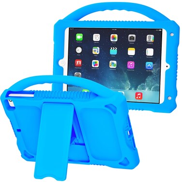 Adocham Kids Case for iPad Mini 5 4 3 2 1,Durable Shockproof Protective Silicone Cover for Apple 7.9 inch Kids iPad Mini/Mini 2/Mini 3/Mini 4/Mini 5 Case with Stand Handle (Blue)