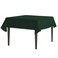 LinenTablecloth 54-Inch Square Polyester Tablecloth Hunter Green