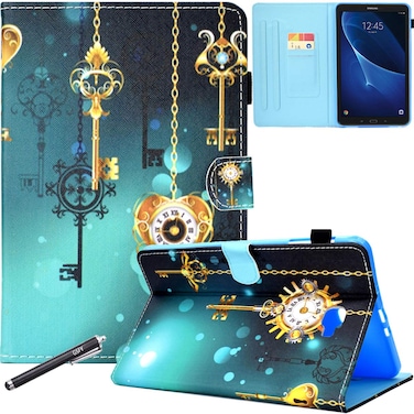 Galaxy Tab A 10.1 Case, Newshine Premium Leather Anti-Slip Stand Cover Auto Sleep/Wake for Samsung Galaxy Tab A 10.1 Inch Tablet 2016 No S Pen Version (SM-T580N/T585C), Gold