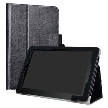 RCA 10 Viking/II Pro/Cambio W101 V2 Case,LiuShan PU Leather Slim Folding Stand Cover for 10.1" RCA 10 Viking Pro/Viking II Pro/Cambio W101 V2 Tablet,Black