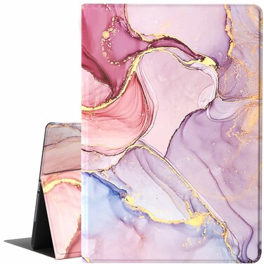 Feams for iPad Mini 5 Case, iPad Mini 4 Case, PU Leather Shockproof Shell Stand Smart Cover with Auto Wake/Sleep for iPad Mini 5th Gen 2019/iPad Mini 4 2015 7.9 inch Tablet, Pink Marble