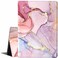 Feams for iPad Mini 5 Case, iPad Mini 4 Case, PU Leather Shockproof Shell Stand Smart Cover with Auto Wake/Sleep for iPad Mini 5th Gen 2019/iPad Mini 4 2015 7.9 inch Tablet, Pink Marble