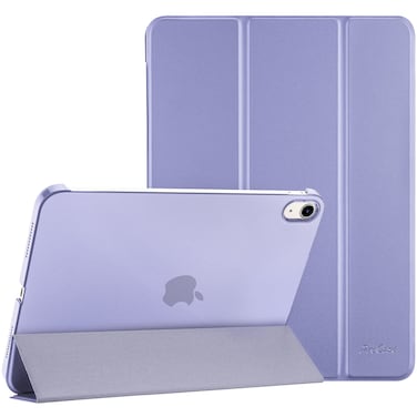 ProCase for iPad 10th Generation Case 10.9 Inch 2022, Slim Stand Protective 10th Gen iPad Case with Translucent Hard Back, Smart Cover iPad 10 Case, Support Touch ID, Auto Wake/Sleep -Lightpurple