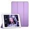 DTTO for iPad 9th/ 8th/ 7th Generation 10.2 Case, Lightweight Soft TPU Back for iPad 10.2 Inch (2021/2020/2019) [Auto Wake/Sleep + Trifold Stand] - Purple