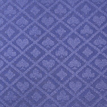 Ebrick Suited Poker Table Speed Cloth, 108 x 60 Inches Two Tone Table Cloth with Diamonds Hearts Clubs and Spades Patterns, Dustproof and Waterproof Tablecloth for Poker Tables (Purple)