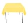 LinenTablecloth Square Polyester Tablecloth, 54-Inch, Gold