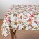 SARO LIFESTYLE Feuilles Collection Soft-Toned Polyester Tablecloth With Fall Leaves Design, 70", Multi