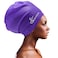 Waterproof Extra Large Silicone Swimming Caps Turban for Black Women Girls Men with Long Hair Braids Dreadlocks to Keep Hair Dry